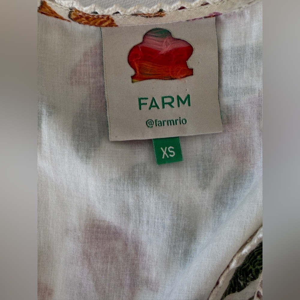 FARM Rio Summer Garden Printed Belted Romper size XS - Picture 9 of 16